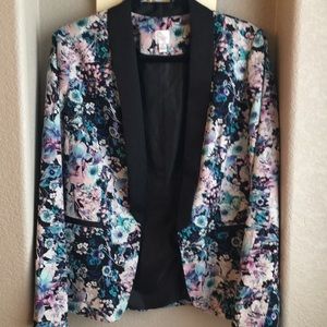 Floral blazer LC by Lauren Conrad.